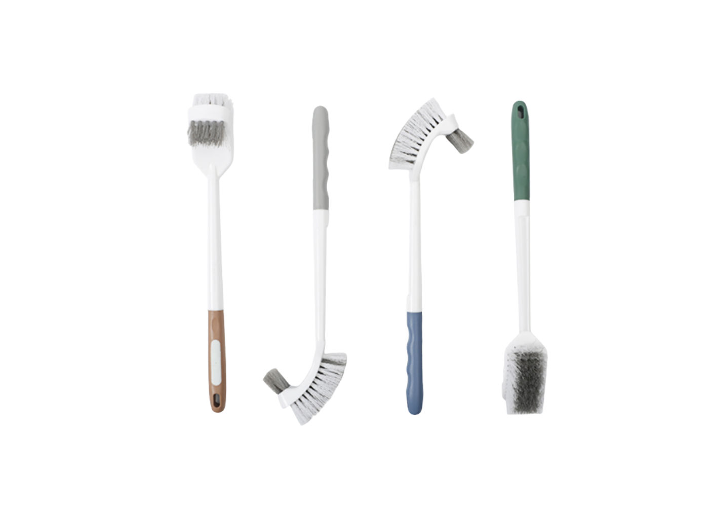 Bàn chải chà cong 2 mặt cán ghép Tứ Hưng 1211